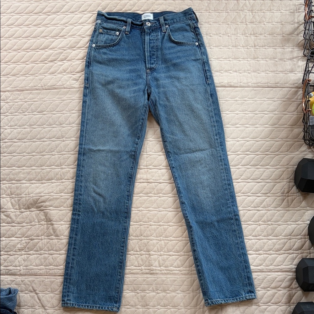 Citizens Of Humanity Baretta Relaxed Straight-Leg Jeans, Babylonia, 23